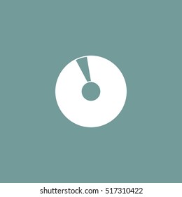 CD icon illustration, can be used for web and design, simple vector sign symbol