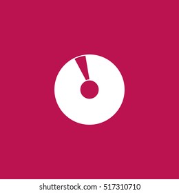 CD icon illustration, can be used for web and design, simple vector sign symbol