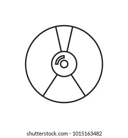 CD icon illustration isolated vector sign symbol