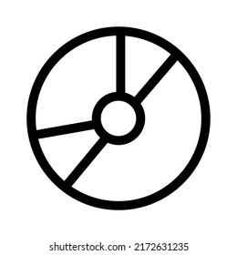 cd icon or logo isolated sign symbol vector illustration - high quality black style vector icons
