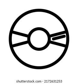 icono de cd o logotipo símbolo de signo aislado ilustración vectorial de alta calidad estilo negro iconos vectoriales
