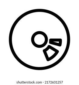 cd icon or logo isolated sign symbol vector illustration - high quality black style vector icons

