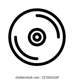 cd icon or logo isolated sign symbol vector illustration - high quality black style vector icons
