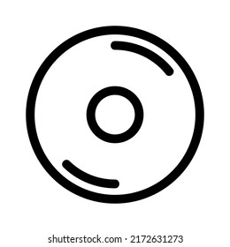 Cd-Symbol oder Logo einzeln auf Zeichen, Vektorgrafik - hochwertige Vektorsymbole in schwarzem Stil
