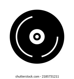 icono de cd o logotipo símbolo de signo aislado ilustración vectorial de alta calidad estilo negro iconos vectoriales
