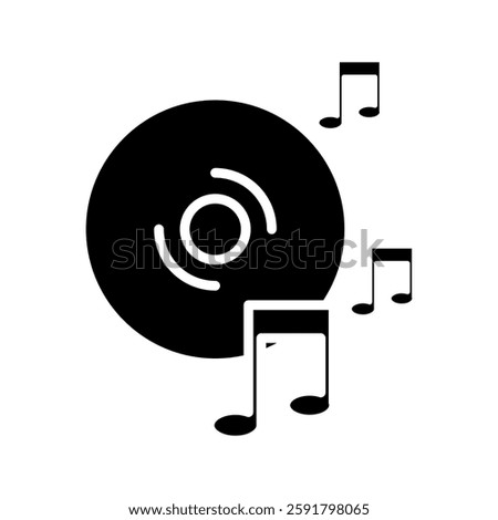 CD icon on white background