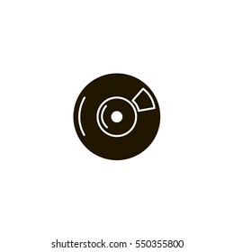 CD icon. sign design