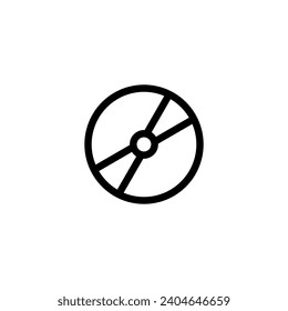 CD icon simple drive vector perfect disc illustration