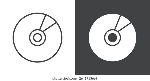 cd icon symbol illustration logo