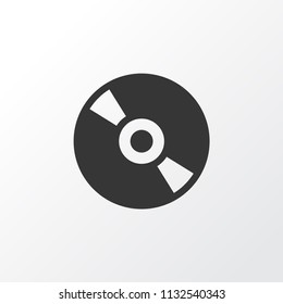 Cd icon symbol. Premium quality isolated compact disc element in trendy style.