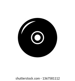 CD icon in trendy flat style 