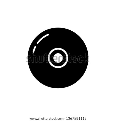CD icon in trendy flat style 