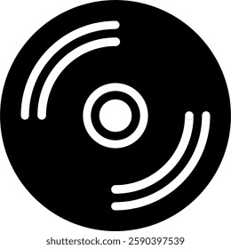 CD Icon Vector in High Resolution