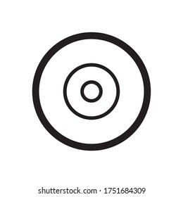 CD Icon Vector Illustration Design