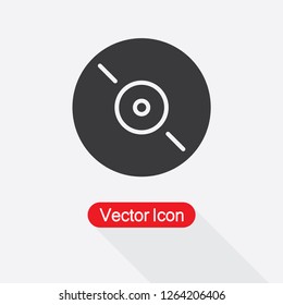 CD Icon Vector Illustration Eps10