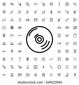 CD icon vector illustration sign symbol