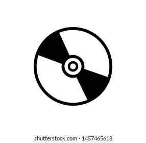 Cd icon vector ,music icon illustration