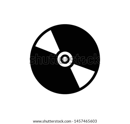 Cd icon vector ,music icon illustration
