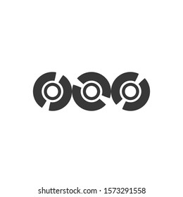 Cd icon vector. Stock vector illustration isolated on white background.