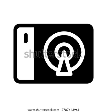 Cd Icon Vector Symbol Design Illustration
