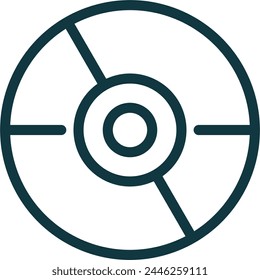 cd icon vector. symbol, sign