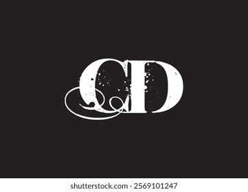 CD initial letter logo design and minimalist logo
