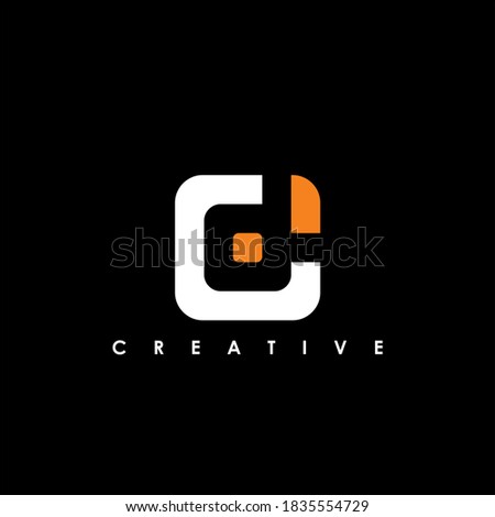 CD Letter Initial Logo Design Template Vector Illustration	
