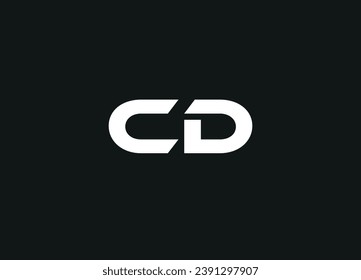 CD  letter logo desigen and initial logo desigen
