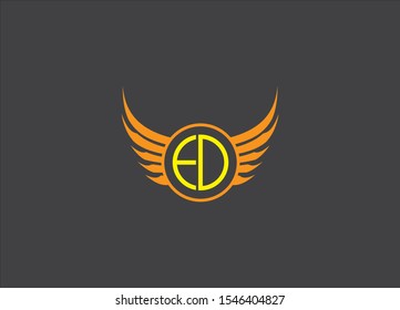 CD letter logo design image - vector