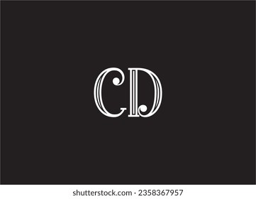 CD Letter Logo Design And Monogram Logo