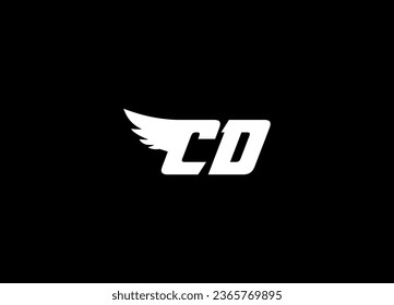 CD letter logo design and monogram logo 