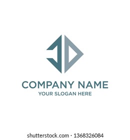 CD Letter Logo Template - Vector