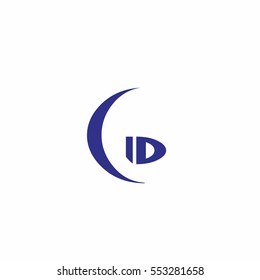 cd letter logo vector