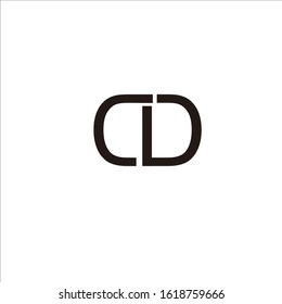 
'CD' LETTER VECTOR LETTERS FOR BRANDS AND COMPANY NAMES