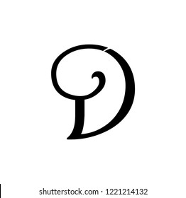 cd letter vector logo. dc letter vector logo