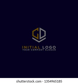 CD letters Initial icon / Monogram.- Vector inspiration logo design - Vector