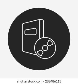 CD line icon