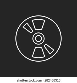 CD line icon