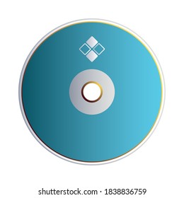 cd with logo corporate identity vector illustration design