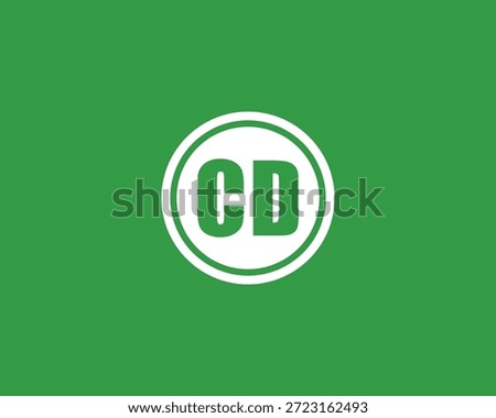 CD Logo Design vector template. CD