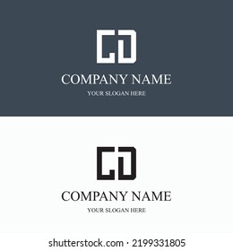 CD logo initial letter luxury royal logo. template symbol. modern golden luxury logo. abstract monogram vector letter mark brand fashion. icon with two different font. alphabet modern clothing.


