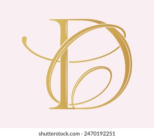 CD, Logo-CD, Letter-CD, Monogramm-CD, Hochzeit-Monogramm-Initialen, Hochzeit-Logo, Hochzeit-Monogramm, Logo-Design, Kalligrafie, Buchstaben, Alphabet