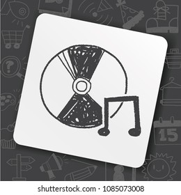 cd music doodle