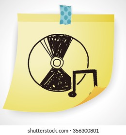 cd music doodle