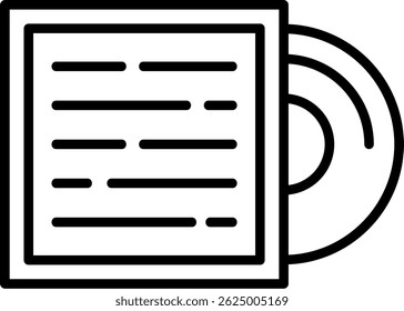 Cd - Novo Design De Ícone De Vetor Criativo