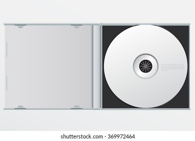 Cd Packaging Template : Vector Illustration