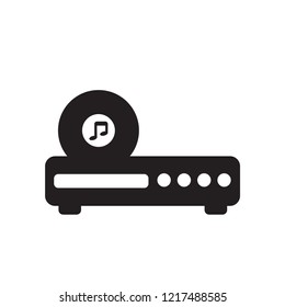 Cd player icon. Trendy Cd player logo concept on white background from smarthome collection. Suitable for use on web apps, mobile apps and print media.