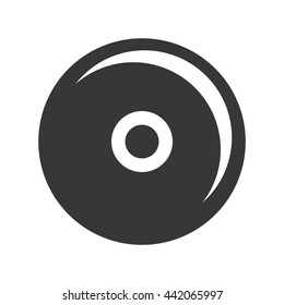 cd player isolated icon design