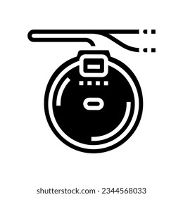 cd player retro music glyph icon vector. cd player retro music sign. isolated symbol illustration