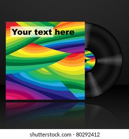 Plantilla de diseño de portada de CD o grabación
